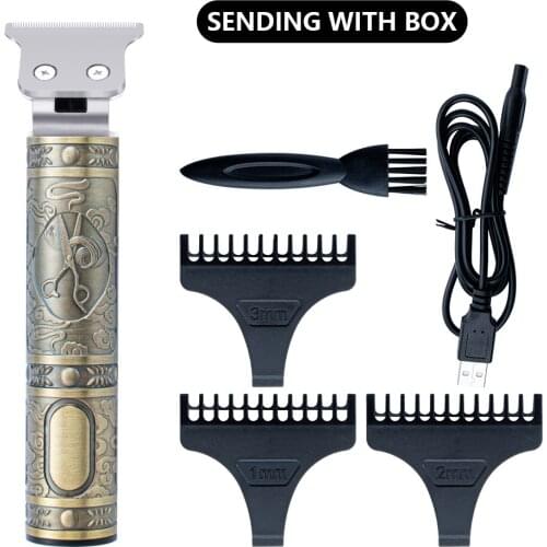 Electric Hair Trimmer Clipper Usb Rechargeable Professional 0mm For Men Buddha Cordless Pro li T Outliner Haircut T9 Barber