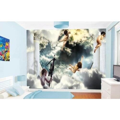 Customized Red-mape-leaf Landscape Waterfall Photo Mural 3d Wall Mural for Sofa Background Murals Wallpaper 3d Murals