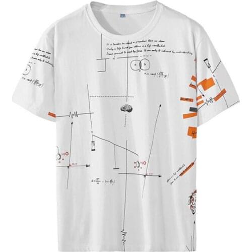 LOOSE HIO HOP Mens T-shirts Casual Print New Summer Short Sleeves WHITE BLACK Tshirt Tees Plus Size L-6XL 7XL 8XL