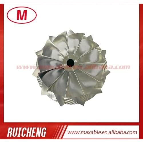 GT28 52.56/68.01 mm 11+0 blades high performance turbocharger billet/milling/aluminum 2618 compressor wheel