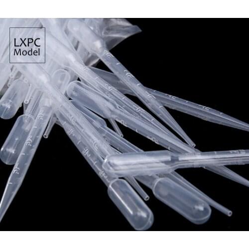 Model painting coloring tool Plastic anti-corrosion dropper straw Paint suction