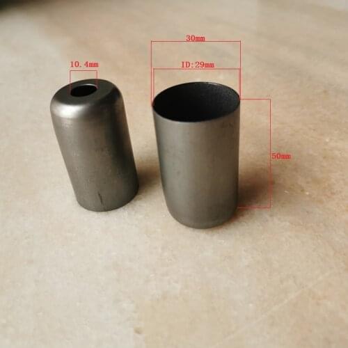10pcs/lot 30X50mm raw material metal cup cap for E14 lampholder lamp base DIY use lighting accessories