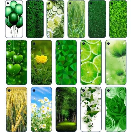 355FG Beautiful Emerald Green glitter Soft Silicone Tpu Cover Case for Huawei Honor 8A 9A 8S 9S Pime 10i 20i Case