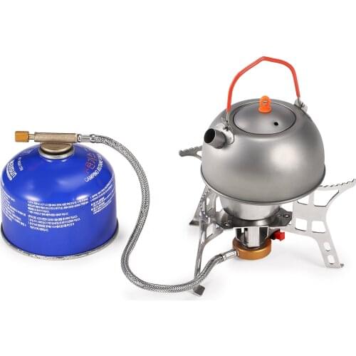 Lixada Outdoor Gas Stove Foldable Camping Gas Stove Windproof Piezo Ignition Backpacking Stove Outdoor Portable Cooking Stove