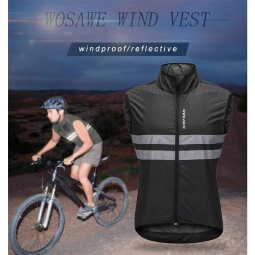 Motorcycle mountain bike Sleeveless jacket lightweight windproof cycling GILET men or women cycling Windbreak vest mtb wind vest