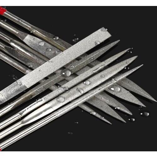 1set/5pcs 140mm Diamond Mini Needle File Set Handy Tools for Ceramic Glass Gem Stone Hobbies and Crafts Portable Hand tools