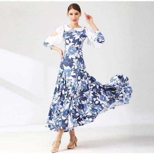 2021 New ballroom dance competition dress dance ballroom waltz dresses standard dance dress women ballroom dress