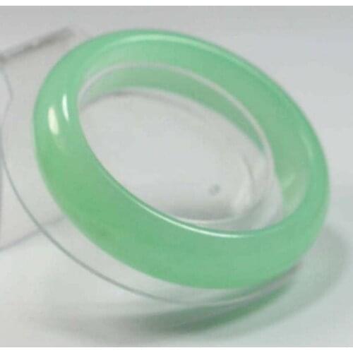 VERY FINE RARE NATURAL GREEN JADEITE jade BRACELET BANGLE MM