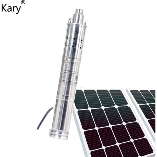 Kary dc solar 24 volt pumps max lift 120m submersible good design water pump for agriculture irrigation