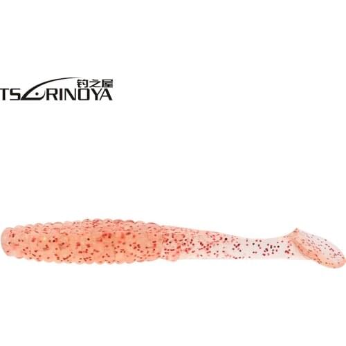 TSURINOYA TENACITY 20pcs Soft Bait 75mm 2.1g Fishing Lure Silicone Lure Bass Bait Isca Artificial Para Pesca Leurre Souple Peche