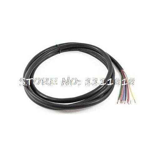 17/10 AWG Wire Copper Cores PVC Coated Sleeve RVV Cable Cord 2m 6.8ft