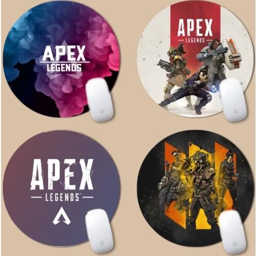 Apex legends anime Gamer Speed Mice Retail Small Rubber Mousepad Round Non-slip Cushion