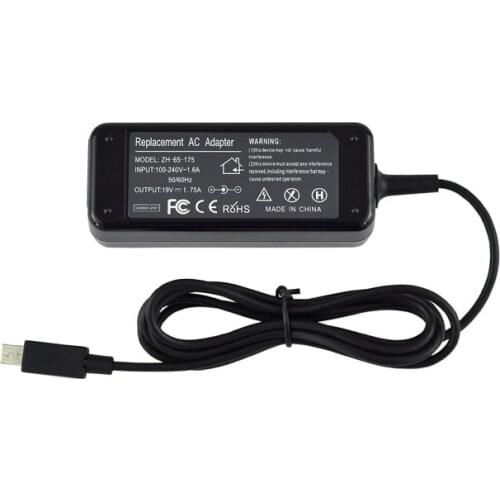19V 1.75A 33W AC Laptop Power Adapter Charger For Asus Eeebook X205T X205TA New Invented High Quality