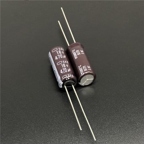 10Pcs/100Pcs 470uF 16V NCC SXE Series 8x20mm 16V470uF Low Impedance Electrolytic Capacitor