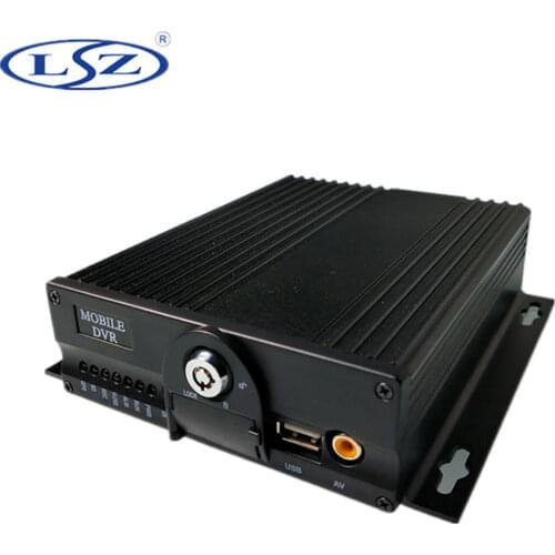 CE Certificated 4CH MDVR with 4G GPS WIFI SD Card Mobile DVR Black BOX Video Audio Recorder