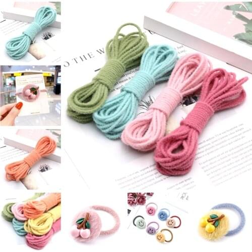 5 yards / volume high elastic color round elastic band elastic line headdress elastic band DIY jewelry clothing accessories