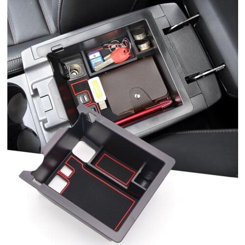 Car Accessories for Mazda CX-5 CX5 KF 2017 2018 2019 2020 Plastic Interior Central Armrest Storage Box Console Organizer Tray