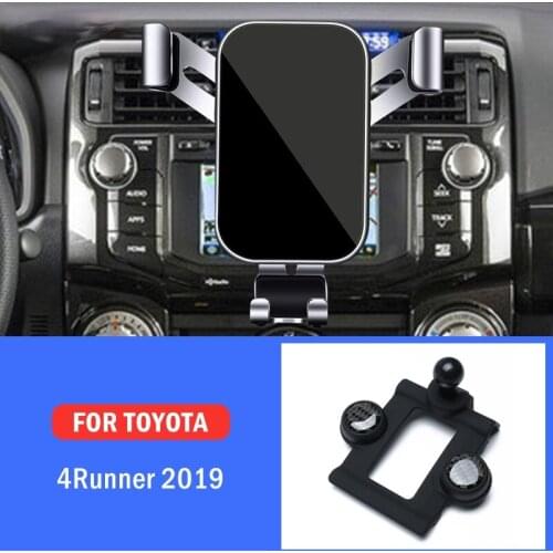 Car Mobile Phone Holder Special Air Vent Mounts Stand GPS Gravity Navigation Bracket For Toyota 4Runner 2019 Car Accessories