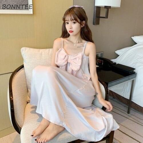 Женские ночные сорочки с рукавами BONNTEE China At AliExpress