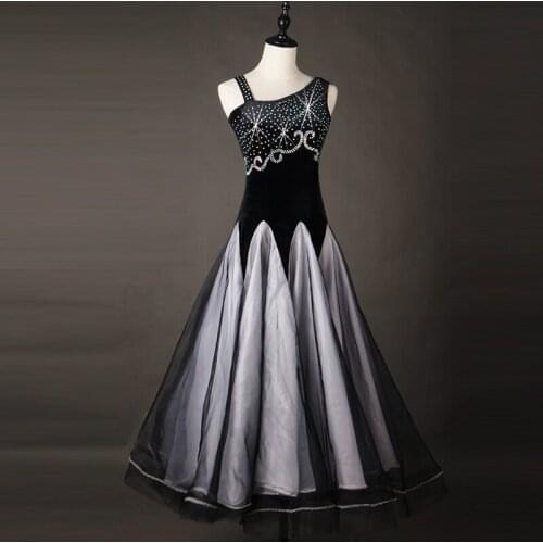 Black ballroom dance dress fringe dress ballroom dancing latin ballroom dress flamenco dance costumes tango waltz dress foxtrot