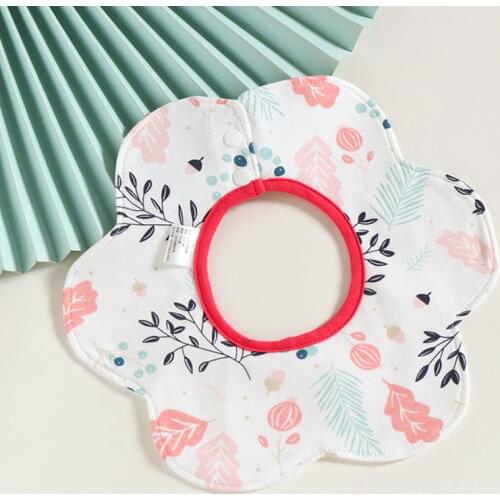Baby bibs stuff 360 Degree Rotation Feeding burp cloth Saliva Towel Newborn Baby Girl Boy Cotton Bibs Kids Brup cloth Muslin