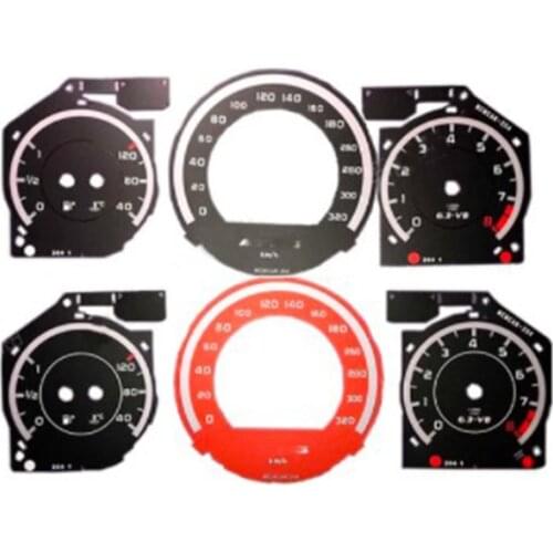 For Mercedes-Benz C-Class W204 GLK GLS 63 W211 Instrument Tachometer Paper Upgrade to 320 Dial Paper 2007 - 10 Year