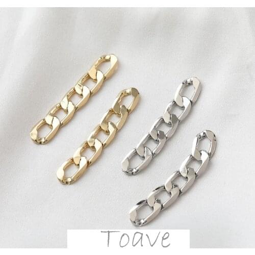 14K gold plating European and American wind chain elements diy simple and versatile temperament hand-made material accessories
