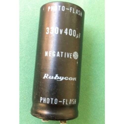 Low esr 330v 400uf photo flash capacitor 22*50mm