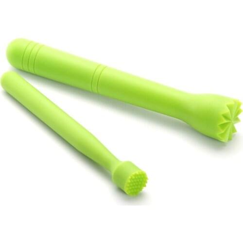 Justdolife PP Plastic Cocktail Muddler Professional Portable Drink Muddler Bar Tool Fruit Crusher Wine Mixing Stick Bar Tools