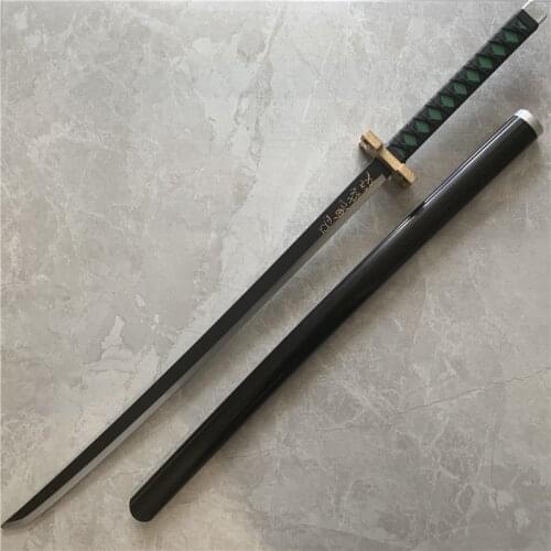 104cm Kimetsu no Yaiba Sword Weapon Demon Slayer Tanjirou Cosplay Sword 1:1 Anime Ninja Knife PU