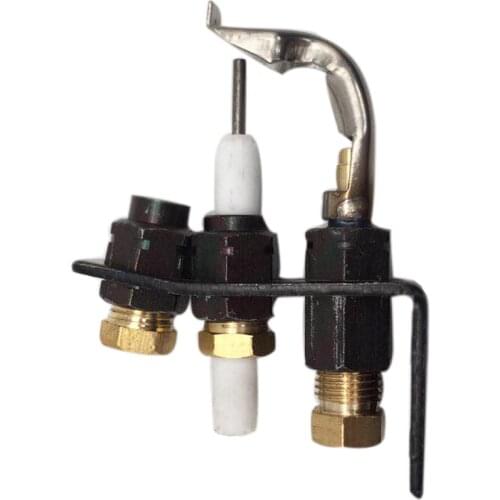Earth Star Liquefied Gas Black 2.3 Wire Long Open Flame Fire Head Gas Boiler Catering Ignition Pilot Burner Head Gas Burner Part