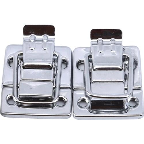 Stainless Steel Chrome Toggle Latch For Chest Box Case Suitcase Tool Clasp Cabinet Fitting Lock Belt Hasp Buckle Hardware