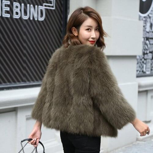 Clothes Autumn Vintage Jacket Winter Coat Women Real Fox Fur Coats Korean Jackets Chaqueta Mujer MY989