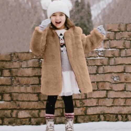 Autumn Winter warm Coat Toddler Baby Kids Girls Windproof Winter Fleece Coat Thicken Warm Overcoat Outwear Jacket Kid Clothes