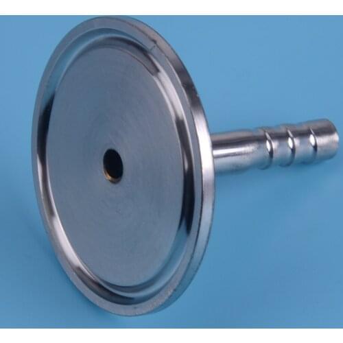 LETAOSK Stainless Steel Pipe Adapter Fittings Hose Barb OD 8mm&Ferrule OD 50.5mm Fit for 1.5'' Tri Clamp