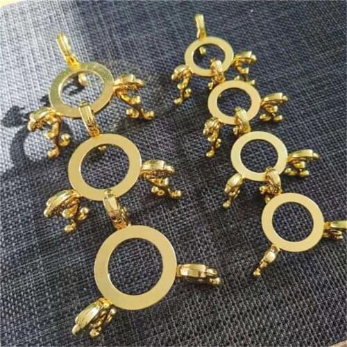 Natural metal display stand crystal ball bracket home decoration