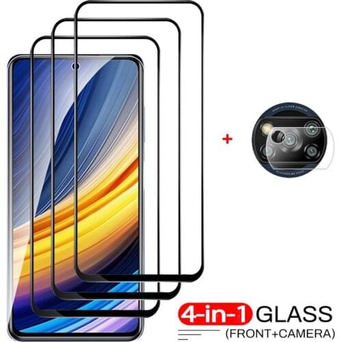 Poco-x3 glass, screen protector for poco x3 pro tempered glass pocophone x 3 nfc camera film poco m3 pro 5g xiaomi poco x3 pro
