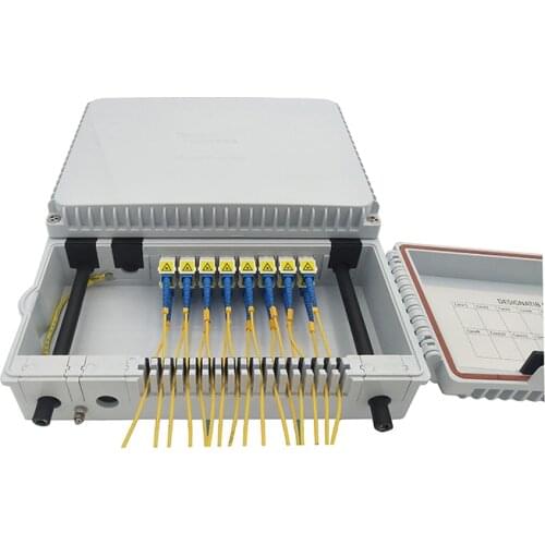 Manufacturing Price ODP Solid 16 cores FTTH BOX FTTH FDB 8 / 16 cores hot sale FTTH BOX 3/16 ports Optical Terminal box
