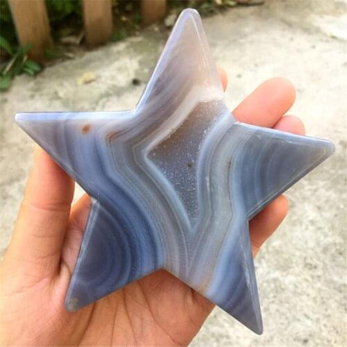 Natural agate geode christmas tree moon quartz crystal polished gem energy aura healing christmas decoration gift