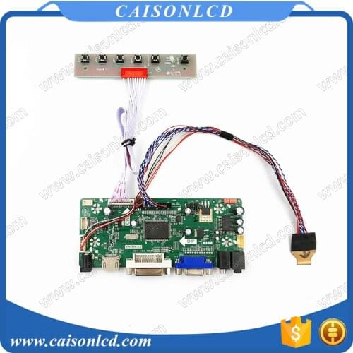DVI VGA Audio LCD controller board support N070ICG-LD1 7 inch LCD screen 1280X800