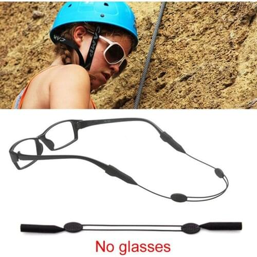 1PC Eyeglasses Anti Slip Rope Cord Adjustable Holder Silicone Eyeglasses Straps Sunglasses Chain Sports Anti Slip Eye-wear Cord
