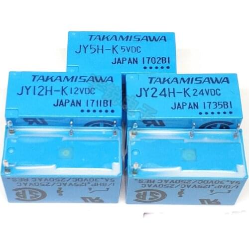 5PCS/Lot JY5H-K/JY12H-K/JY24H-K Relay 5V/12V/24V 5A 4Pin