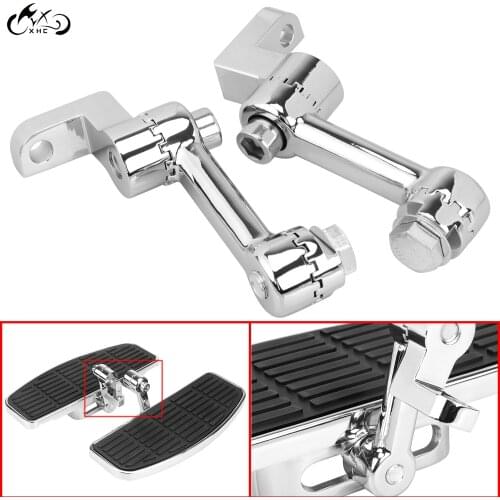 Floorboards Footpeg Mounts Adapter For Harley Dyna Street Bob FXDB Electra Road Street Glide FLTR Sportster 883 1200 Fatboy