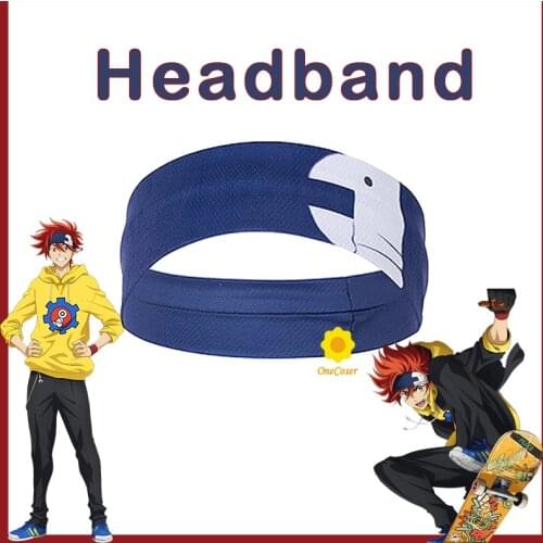 Anime SK8 the Infinity Reki Kyan Cosplay Headband Props Dark Blue Headwear SK Eight Party Role Play Accessories Men Women
