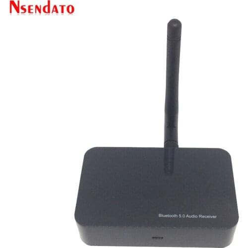 Wireless Bluetooth 5.0 Hifi Audio Receiver Adapter with Toslink Analog antenna for Andriod IOS Windows Amplifier Subwoofer