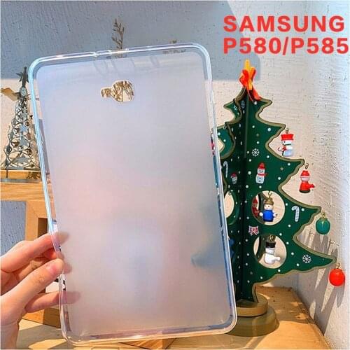 Tablet case For Samsung Tab A 10.1 SM-P580 P585 TPU Silicone Case For Galaxy tab 10.1 inch P580 SM-P585 Slim Soft case Back case