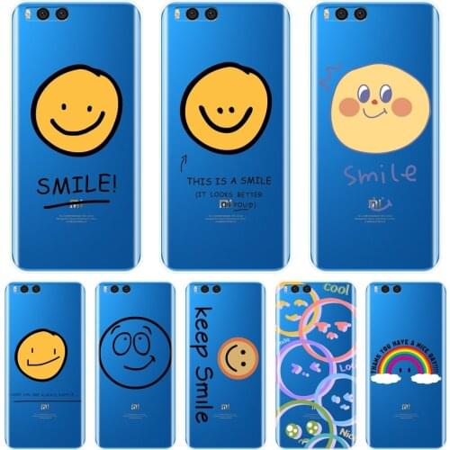 Case For Xiaomi Mi Note Mix 1 2 2S 3 Cute Smile Funny Quotes Rainbow Kawaii Cover For Xiaomi Mi Max 1 2 3 Phone Cases