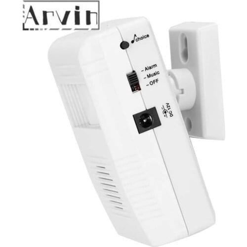 Human Body Induction Infrared Sensor Alarm Door Entry Welcome Greeting Doorbell Motion Detector Home System Security Detector