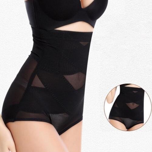 Women High-waist Postpartum Belly Pants Cross Compression Body Shaping Briefs Belly Pants Cross Compression Body Shaping Briefs