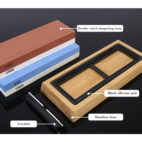 Two Sides Grit Knife Sharpener Professional Grindstone Whetstone Knife Sharpening Stone Knives Grinding Stone Home Kitchen Tool